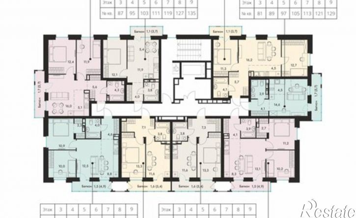 3-комн квартира в новом доме ул Самолетная, 7а,  д. 7а