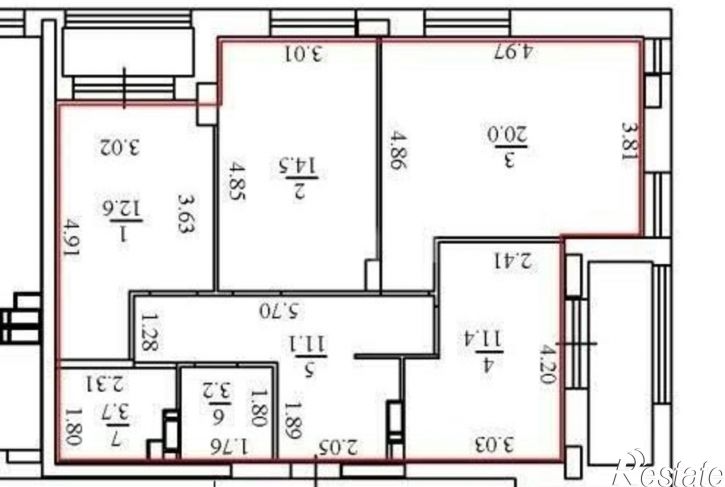 3-комн квартира ул Революции, 24,  д. 24