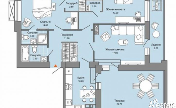 3-комн квартира ул Дзержинского, 29в,  д. 29в