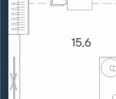 1-комн, 29 кв м, этаж 13/15 ул Космонавта Беляева, 17