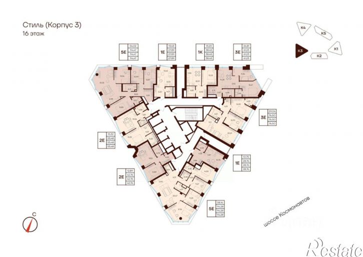 1-комн квартира в новом доме Баковый пер, 5Б,  д. 5Б