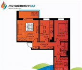 3-комн, 70 кв м, этаж 4/8 ул Гашкова, 55