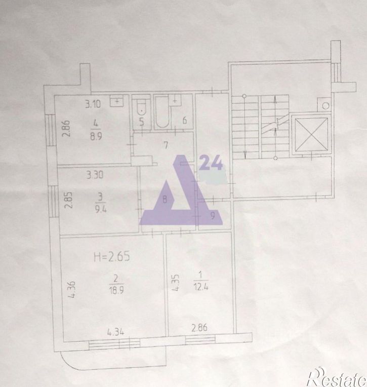 3-комн квартира ул Уинская, 7,  д. 7