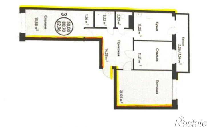 3-комн квартира ул Углеуральская, 25,  д. 25