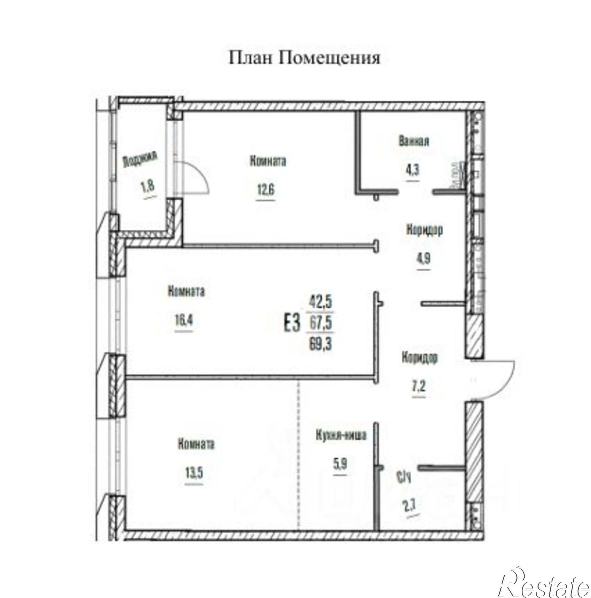 Купить квартиру за 12 300 000 рублей на ул Пушкина, 89А 2