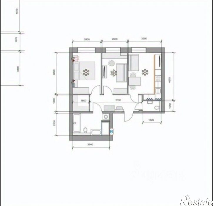 3-комн квартира ул Яблочкова, 5 5,  д. 5 5,  к. 5