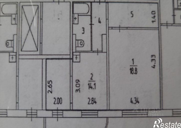 1-комн квартира ул Делегатская, 35а,  д. 35а