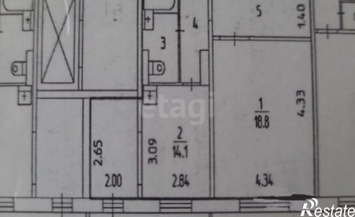 1-комн квартира ул Делегатская, 35а,  д. 35а
