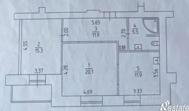 2-комн квартира шоссе Космонавтов, 137,  д. 137