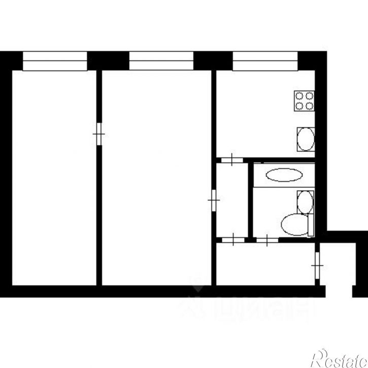 2-комн квартира шоссе Космонавтов, 49,  д. 49