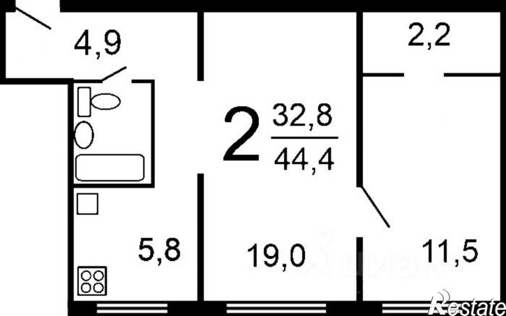 2-комн квартира Парковый пр-кт, 37а,  д. 37а