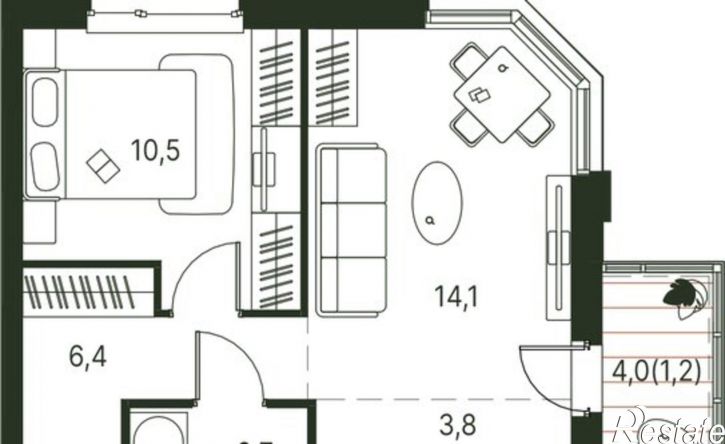 2-комн квартира в новом доме ул Нагорная, 111,  д. 111