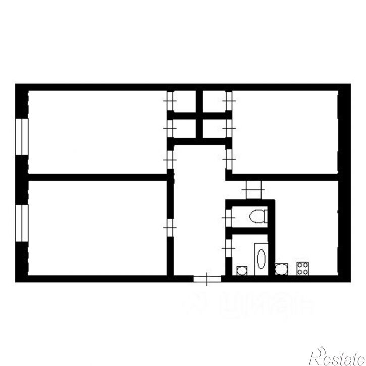 3-комн квартира ул Братская, 14,  д. 14