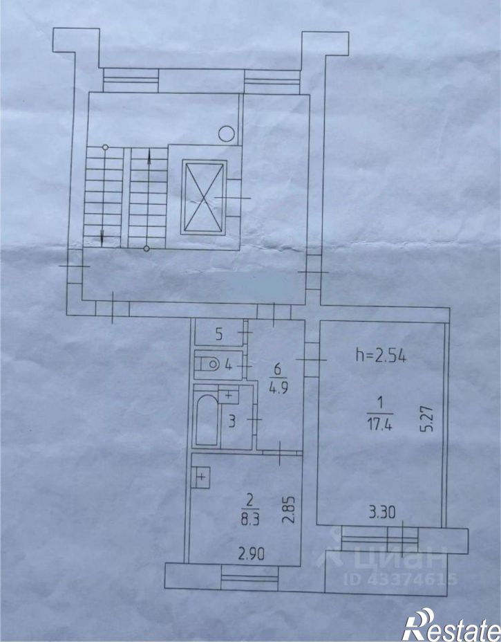 1-комн квартира ул Краснова, 22,  д. 22