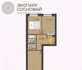 2-комн, 51 кв м, этаж 4/4 улица Борцов Революции, 1Ак6