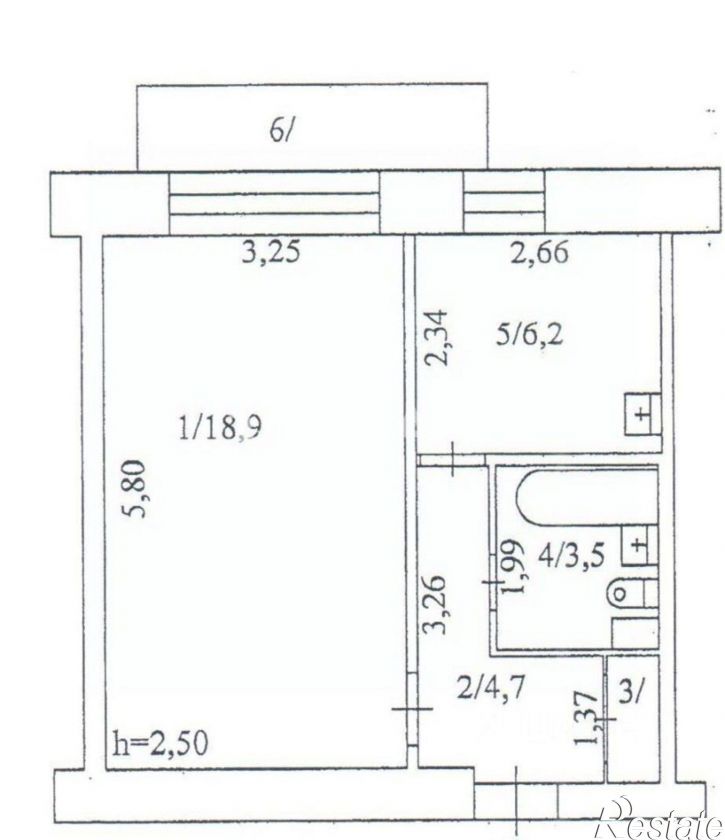 1-комн квартира 1-й Еловский пер, 22,  д. 22