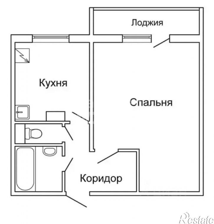1-комн квартира ул Липатова, 22,  д. 22