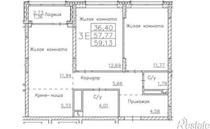 3-комн квартира ул Металлистов, 18,  д. 18