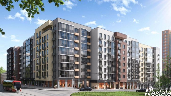 2-комн квартира в новом доме ул Дзержинского, 35а,  д. 35а