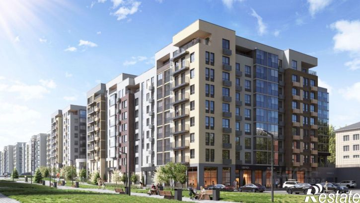 2-комн квартира в новом доме ул Дзержинского, 35а,  д. 35а