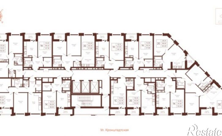 3-комн квартира в новом доме шоссе Космонавтов, 104,  д. 104