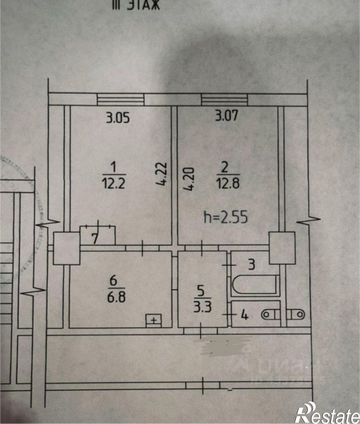 2-комн квартира ул Краснослудская, 9,  д. 9