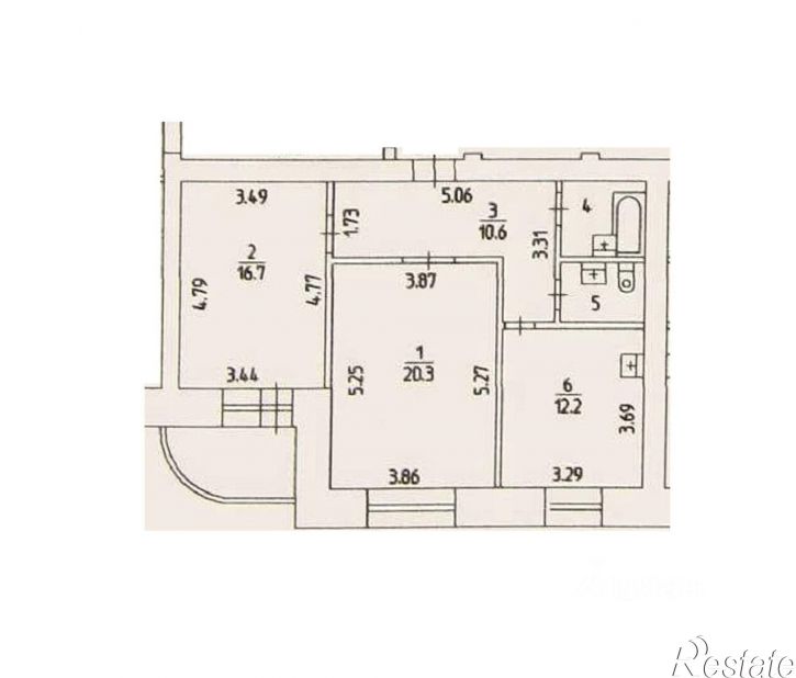 2-комн квартира ул Краснофлотская, 28,  д. 28