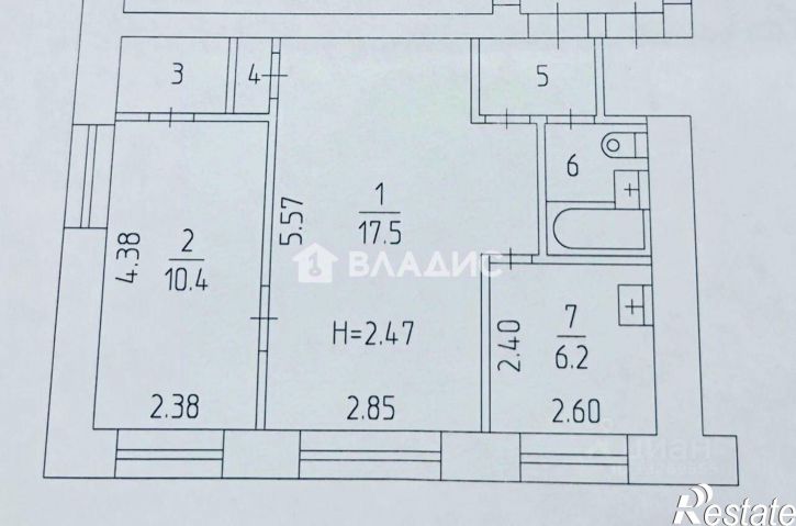 2-комн квартира ул Островского, 85,  д. 85