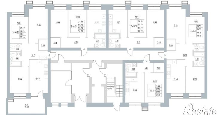 2-комн квартира в новом доме Рионская улица, 4А,  д. 4А