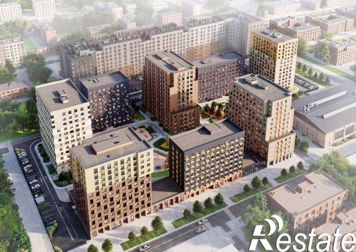 1-комн квартира в новом доме Рязанская улица, 120А,  д. 120А
