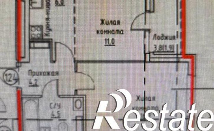 2-комн квартира улица Дзержинского, 31А,  д. 31А