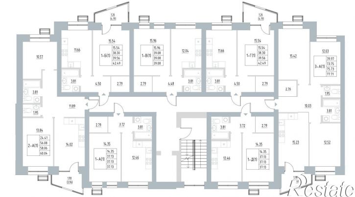 2-комн квартира в новом доме Рионская улица, 4А,  д. 4А