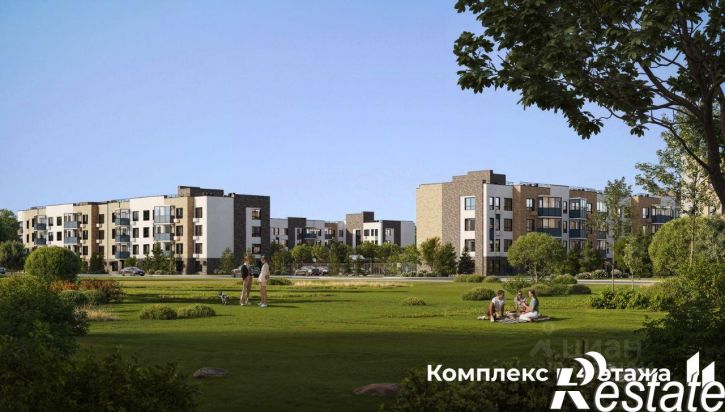 2-комн квартира в новом доме Рионская улица, 4А,  д. 4А