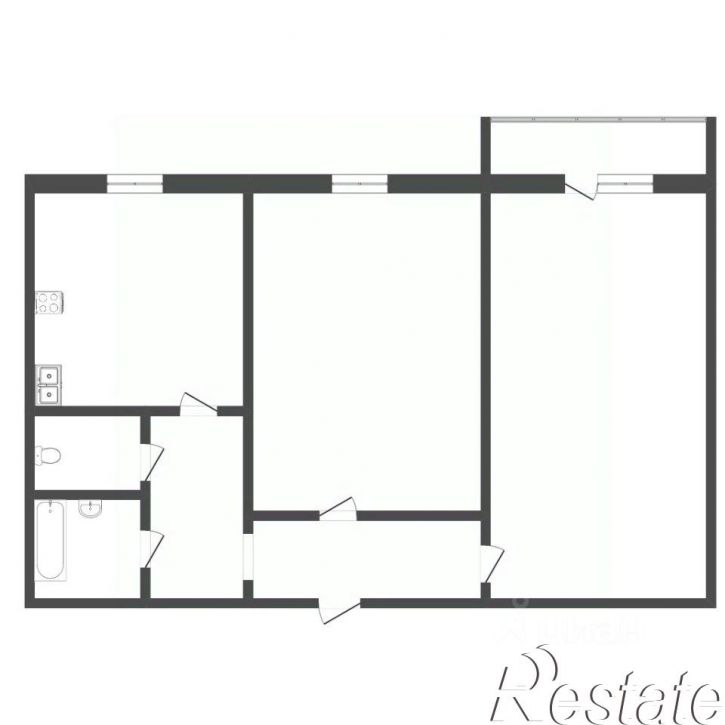2-комн квартира проспект Декабристов, 1,  д. 1