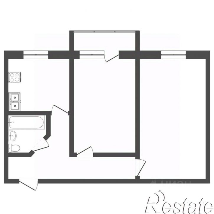 2-комн квартира улица Комиссара Пожарского, 17,  д. 17