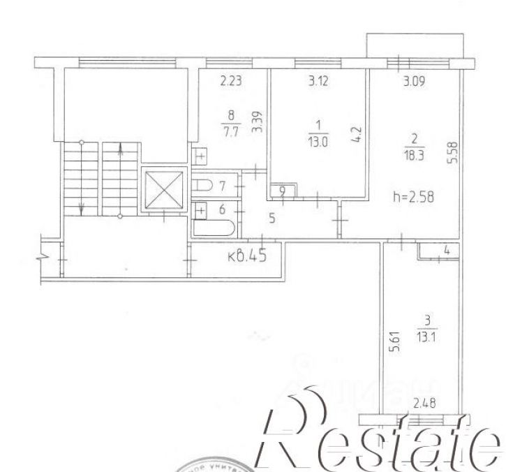 3-комн квартира улица Луговского, 132А,  д. 132А