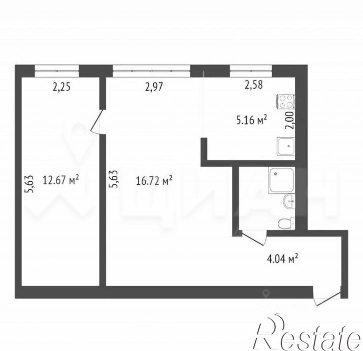 2-комн квартира Петропавловская улица, 111,  д. 111