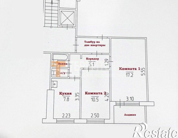 2-комн квартира улица Архитектора Свиязева, 10,  д. 10