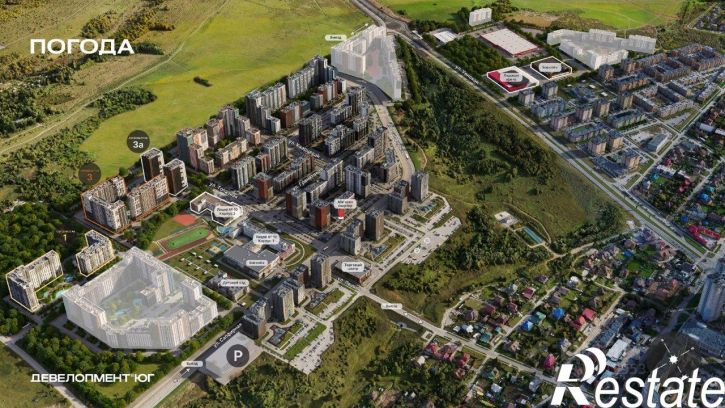 1-комн квартира в новом доме Нагорная улица, 103,  д. 103
