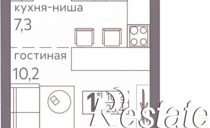 1-комн квартира в новом доме Серебристая улица, 3,  д. 3