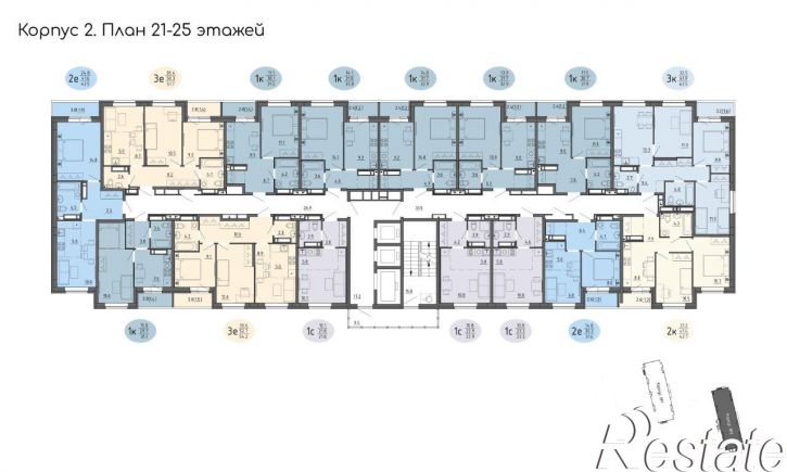 2-комн квартира в новом доме Ижевская улица, 34,  д. 34