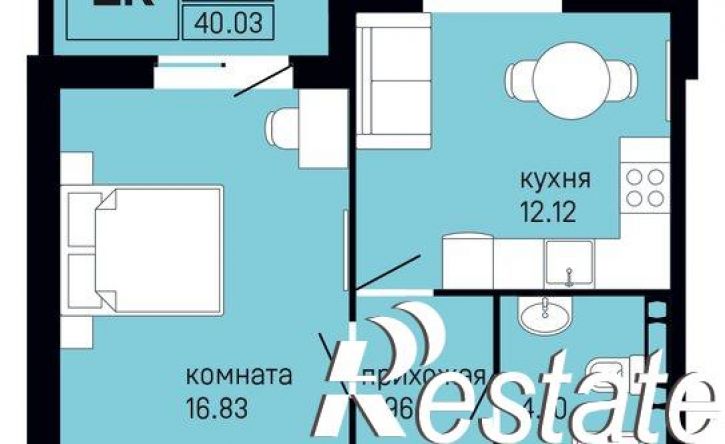 1-комн квартира в новом доме улица Адмирала Макарова, 20/2,  д. 20/2