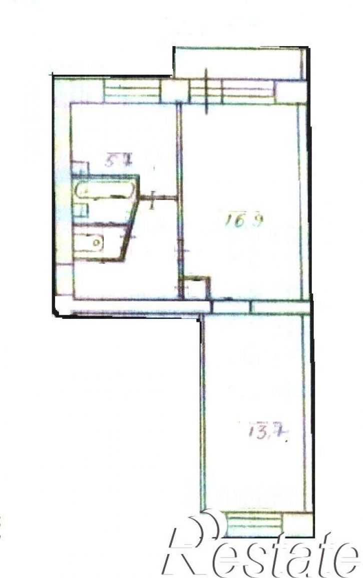2-комн квартира улица Чернышевского, 9А,  д. 9А