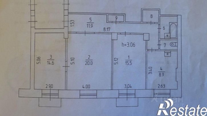 3-комн квартира улица Куйбышева, 86,  д. 86