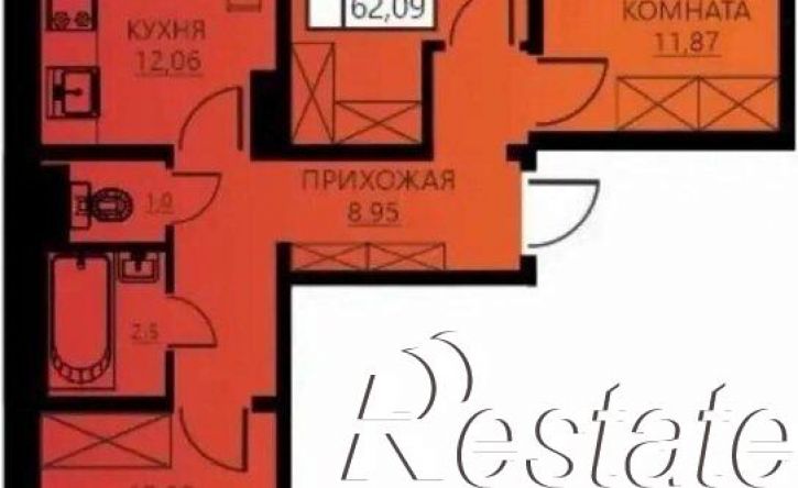 3-комн квартира ул Гашкова, 53 2,  д. 53 2,  к. 2