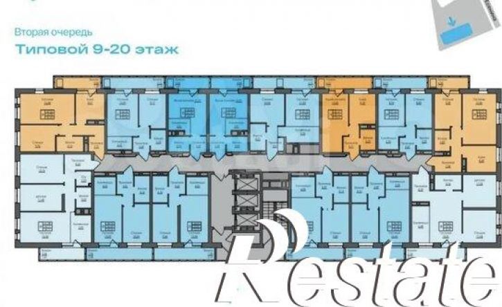 1-комн квартира улица Сергея Есенина, 9А к1,  д. 9А к1