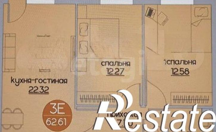 3-комн квартира Сокольская улица, 10Б,  д. 10Б