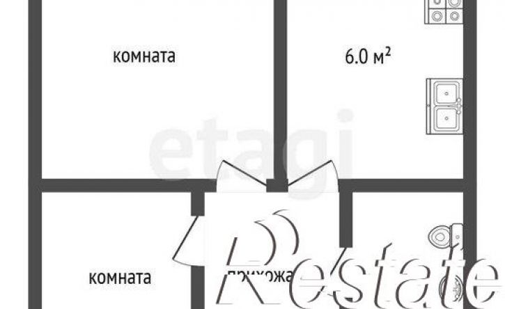2-комн квартира улица Репина, 66,  д. 66