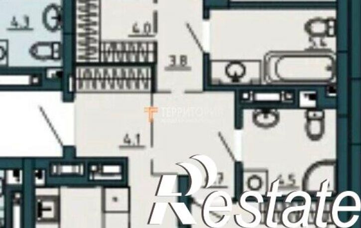 3-комн квартира в новом доме улица Газеты Звезда, 3А,  д. 3А