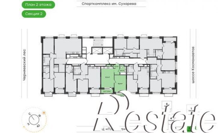 1-комн квартира в новом доме шоссе Космонавтов, 162л,  д. 162л